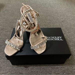 Badgley Mischka Marilee Latte Heels